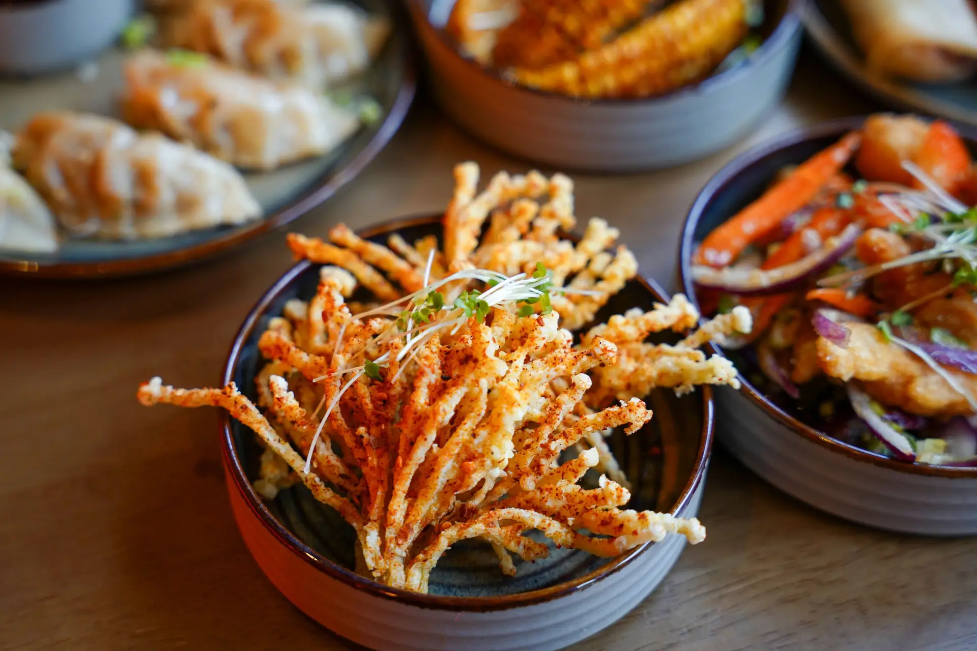 Dishes on the pass