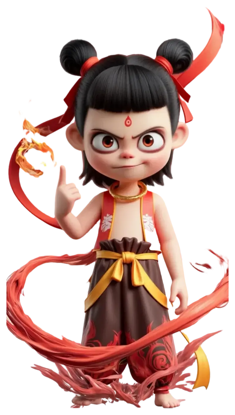 Ne Zha character illustration