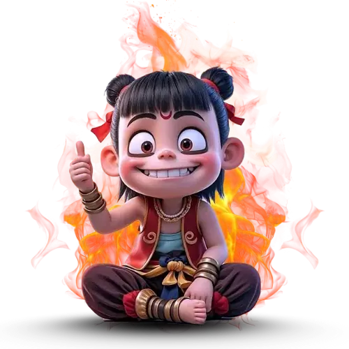 Ne Zha character illustration